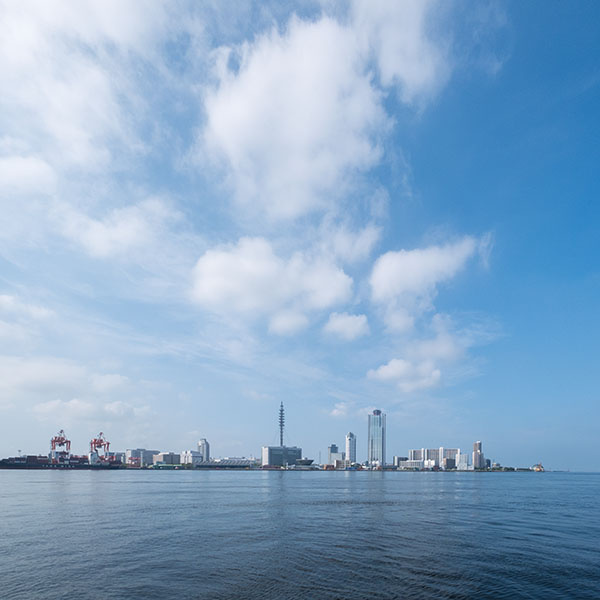 大阪南港の風景