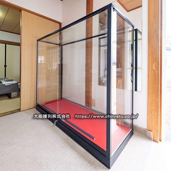 帆船模型展示用／アルミ枠大型コレクションケース（帆船ケース）