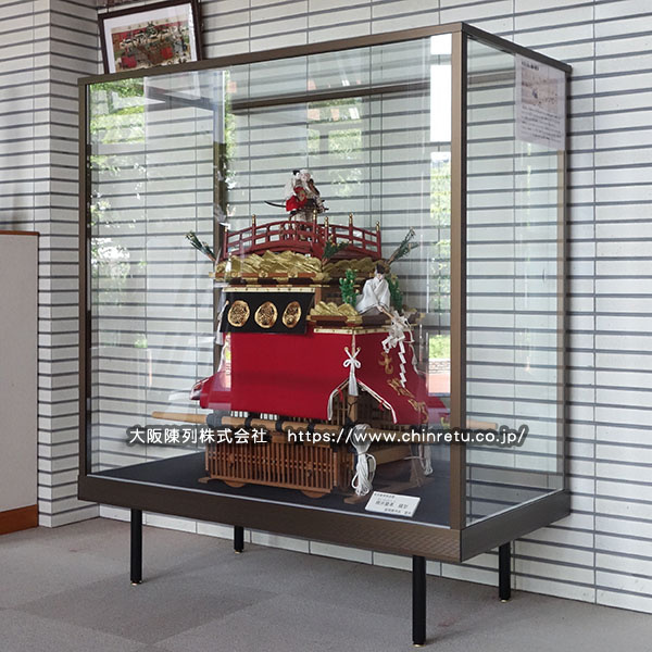 模型展示用／アルミ枠ガラスショーケース（模型ケース）