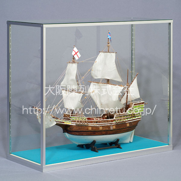 帆船模型帆船模型　ガラスケース付